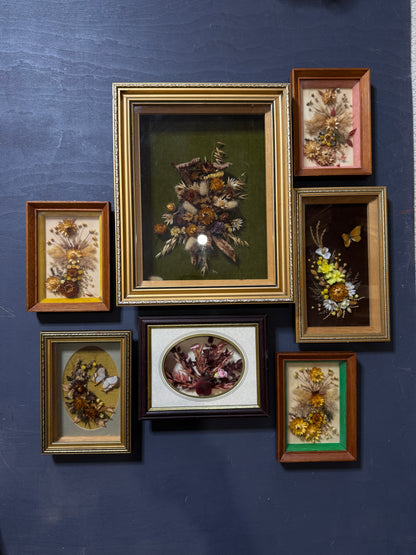 Heritage Botanica Collection – Signed Handmade Dried Flower Art Sets