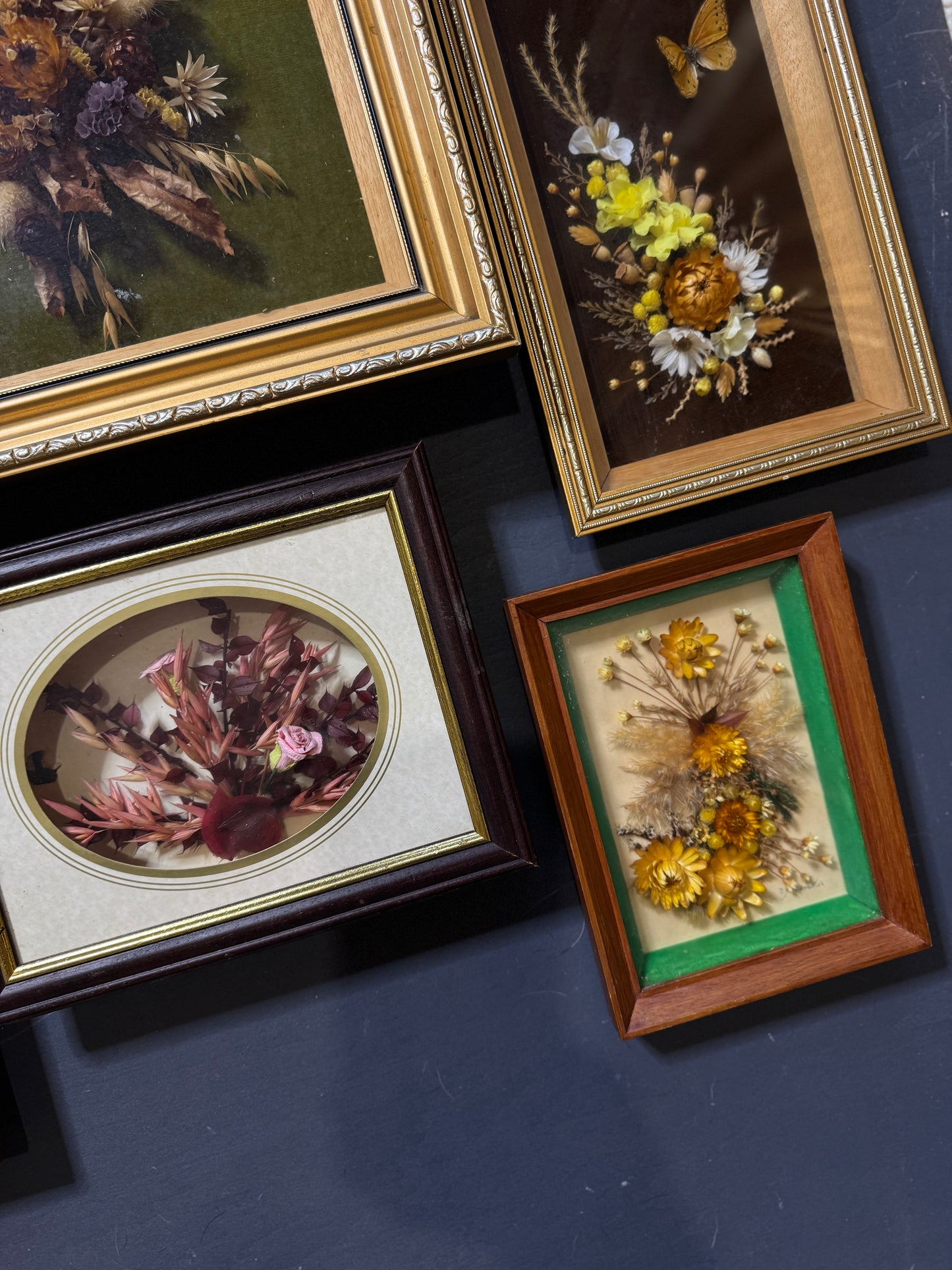 Heritage Botanica Collection – Signed Handmade Dried Flower Art Sets