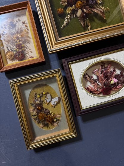 Heritage Botanica Collection – Signed Handmade Dried Flower Art Sets
