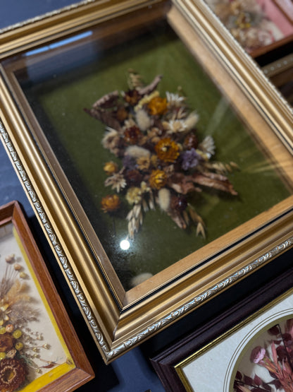Heritage Botanica Collection – Signed Handmade Dried Flower Art Sets
