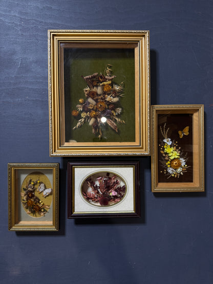 Heritage Botanica Collection – Signed Handmade Dried Flower Art Sets