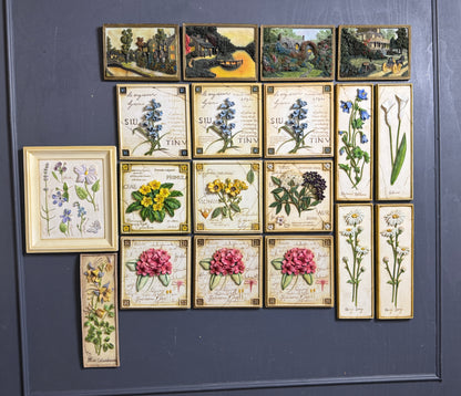 3D Hand-Painted Resin Floral Wall Plaques - Pick your Favourite