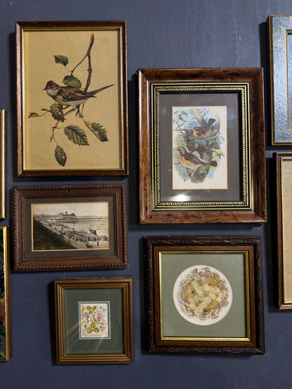 Vintage Gallery Wall Set: Large Heritage Woods Series Collection