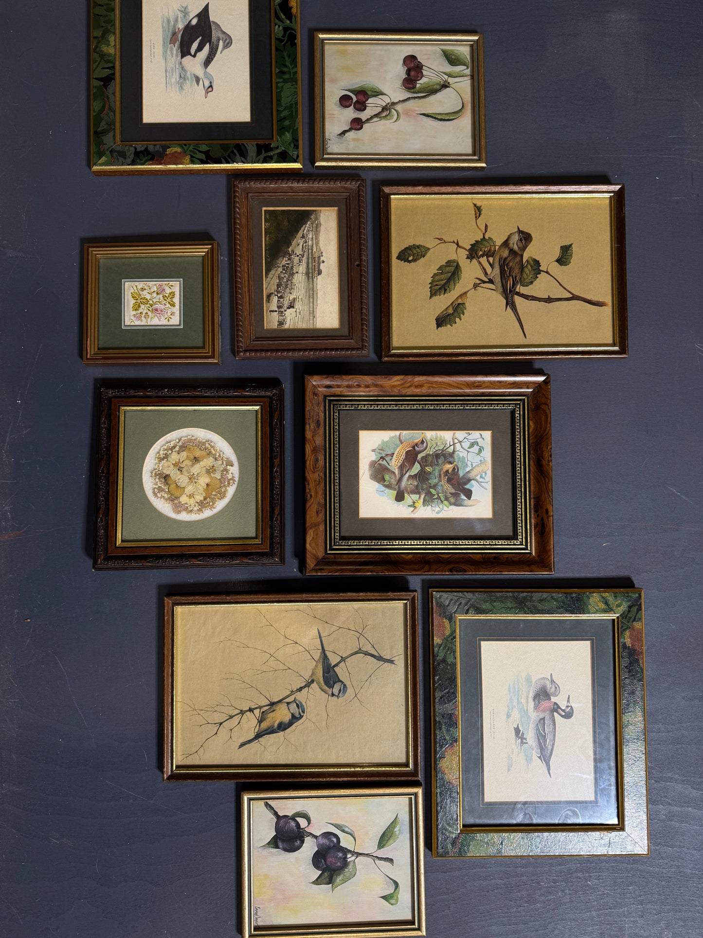 Vintage Gallery Wall Set: Large Heritage Woods Series Collection