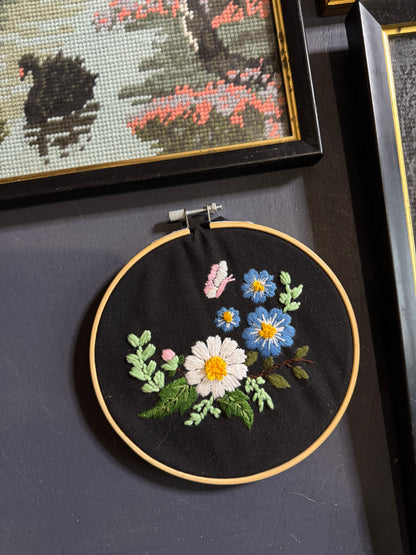 Midnight Heirloom – Vintage Embroidery Frame Gallery Set