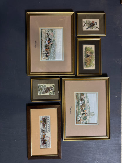 Coventry Silk Heirlooms – Limited Edition Gallery Wall Set ( Cash’s Artworks)