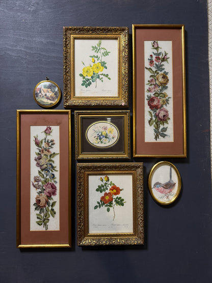 The Blush & Gilded Heirloom Collection: Vintage Artwork Gallery Wall Set