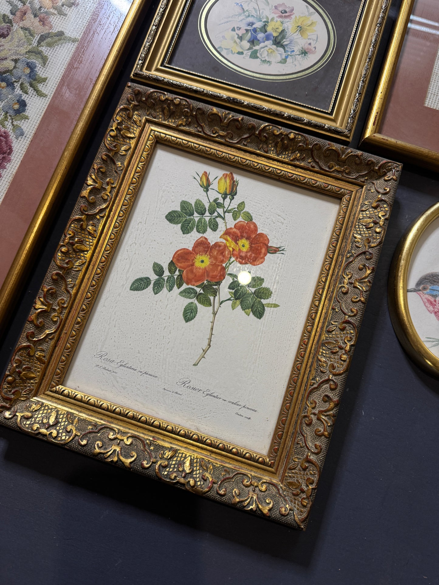 The Blush & Gilded Heirloom Collection: Vintage Artwork Gallery Wall Set
