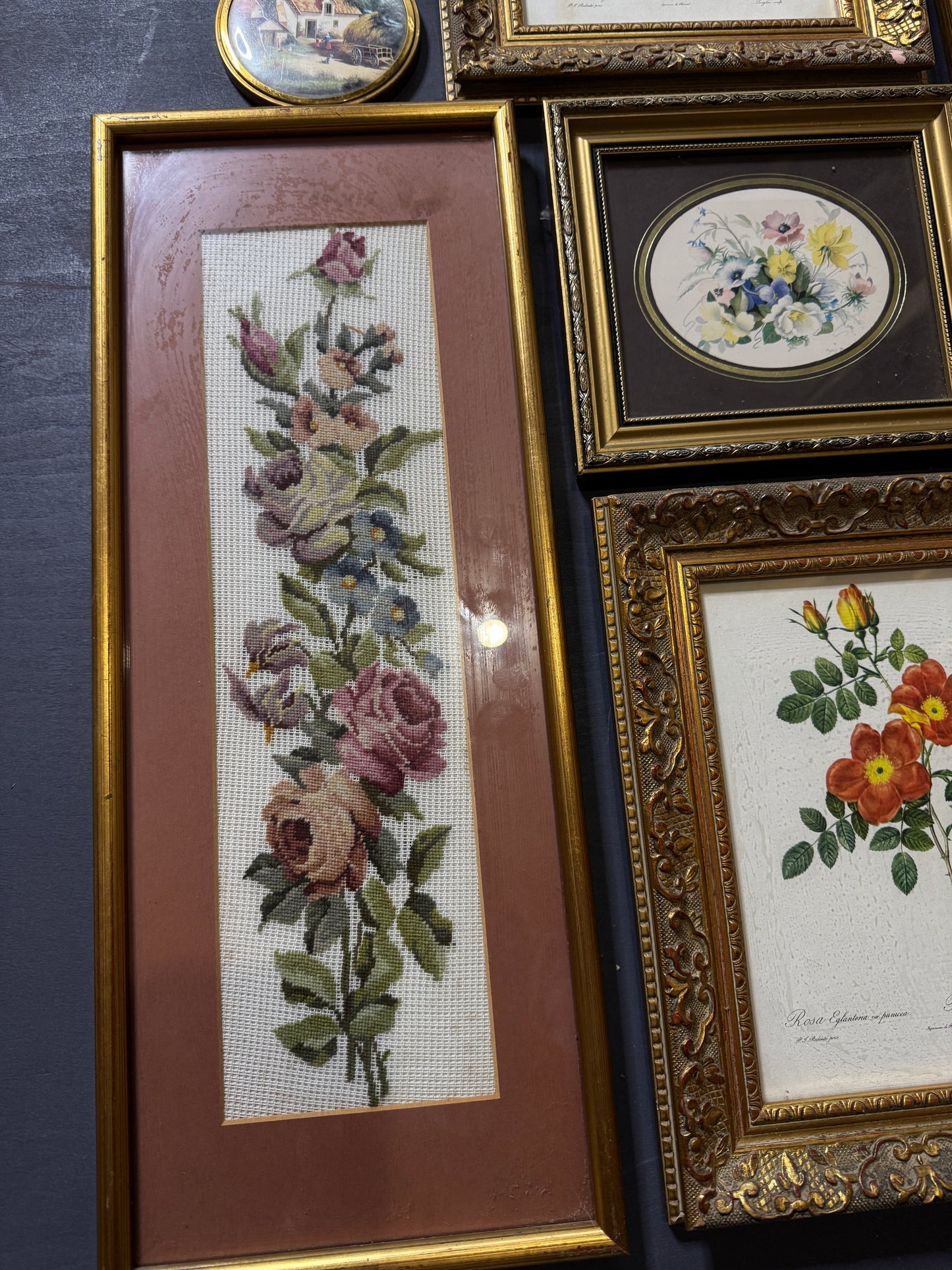 The Blush & Gilded Heirloom Collection: Vintage Artwork Gallery Wall Set