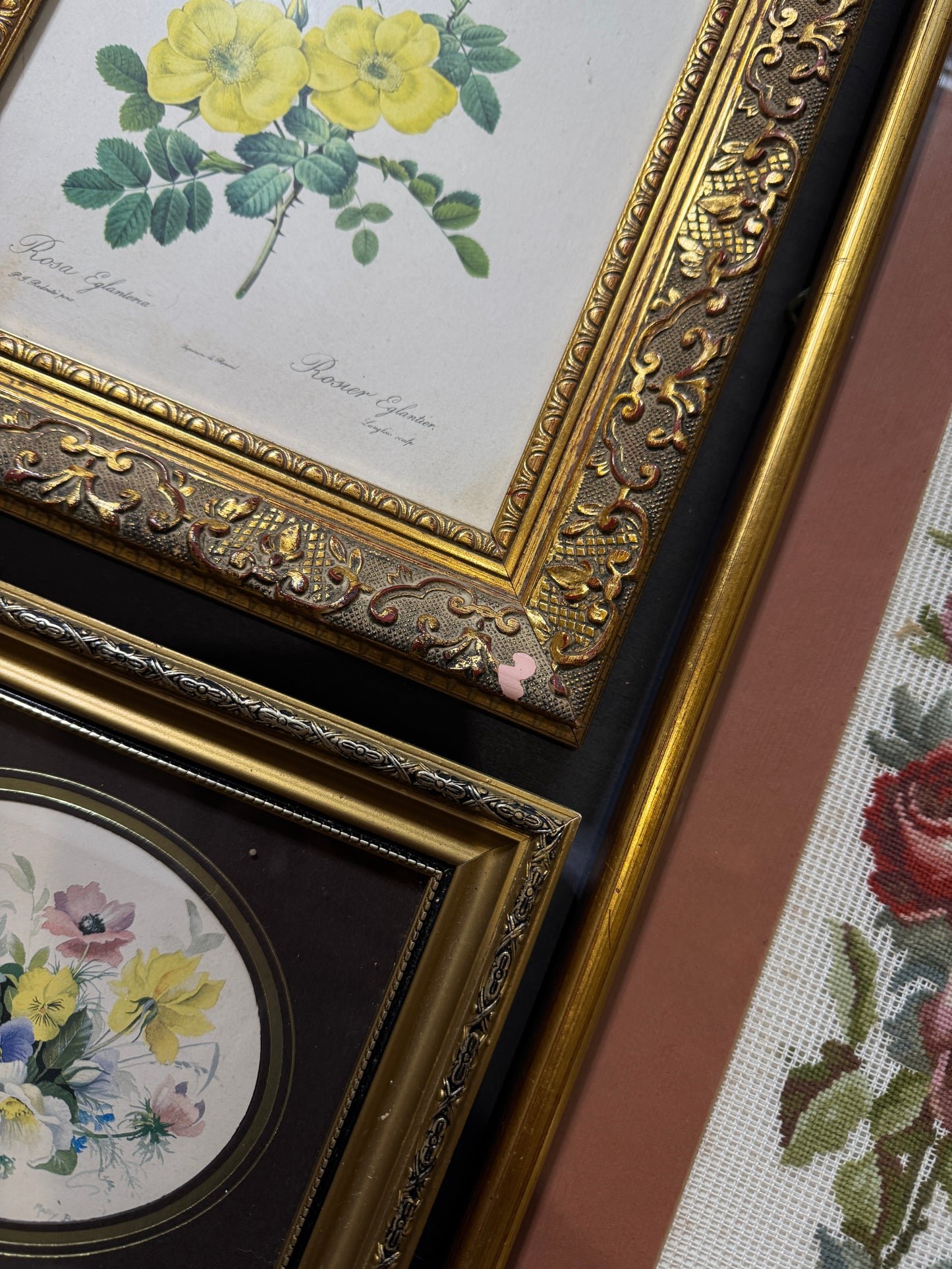 The Blush & Gilded Heirloom Collection: Vintage Artwork Gallery Wall Set
