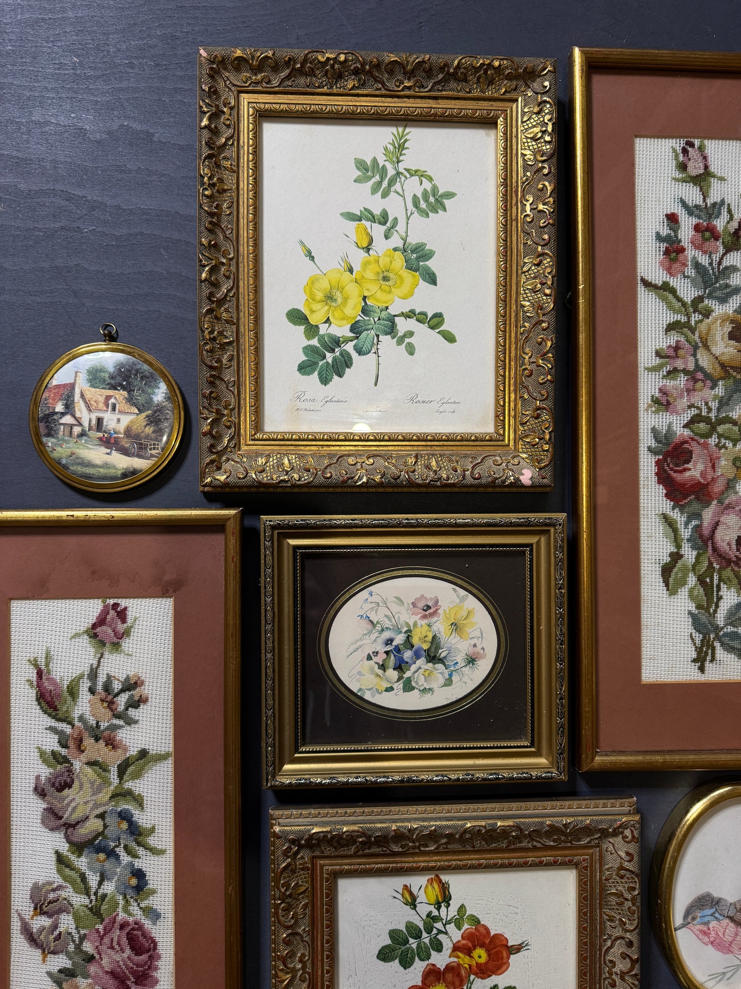 The Blush & Gilded Heirloom Collection: Vintage Artwork Gallery Wall Set