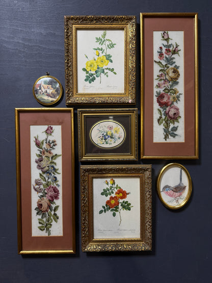 The Blush & Gilded Heirloom Collection: Vintage Artwork Gallery Wall Set