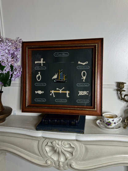 Sailor’s Keepsake – Rope Knot & Ship Shadowbox Collection
