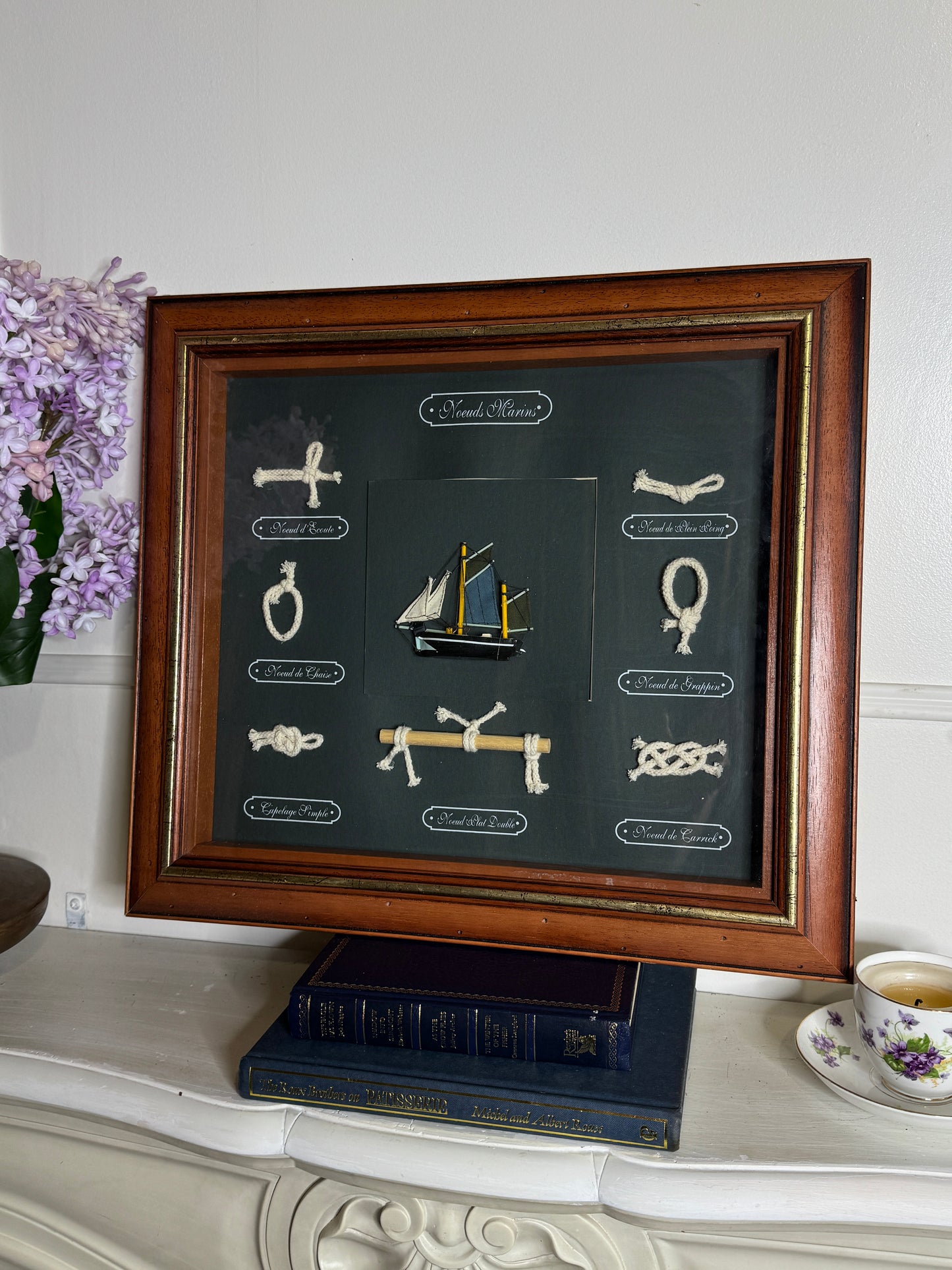 Sailor’s Keepsake – Rope Knot & Ship Shadowbox Collection