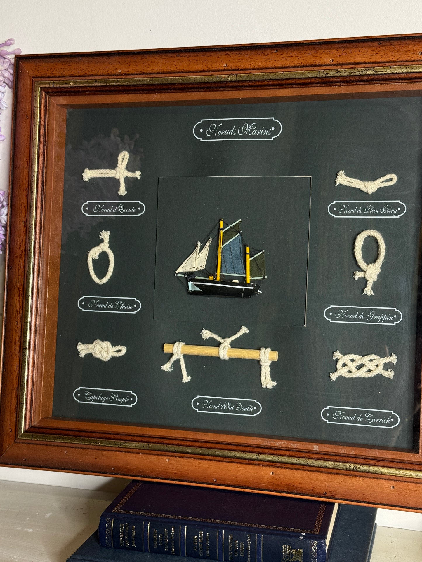 Sailor’s Keepsake – Rope Knot & Ship Shadowbox Collection