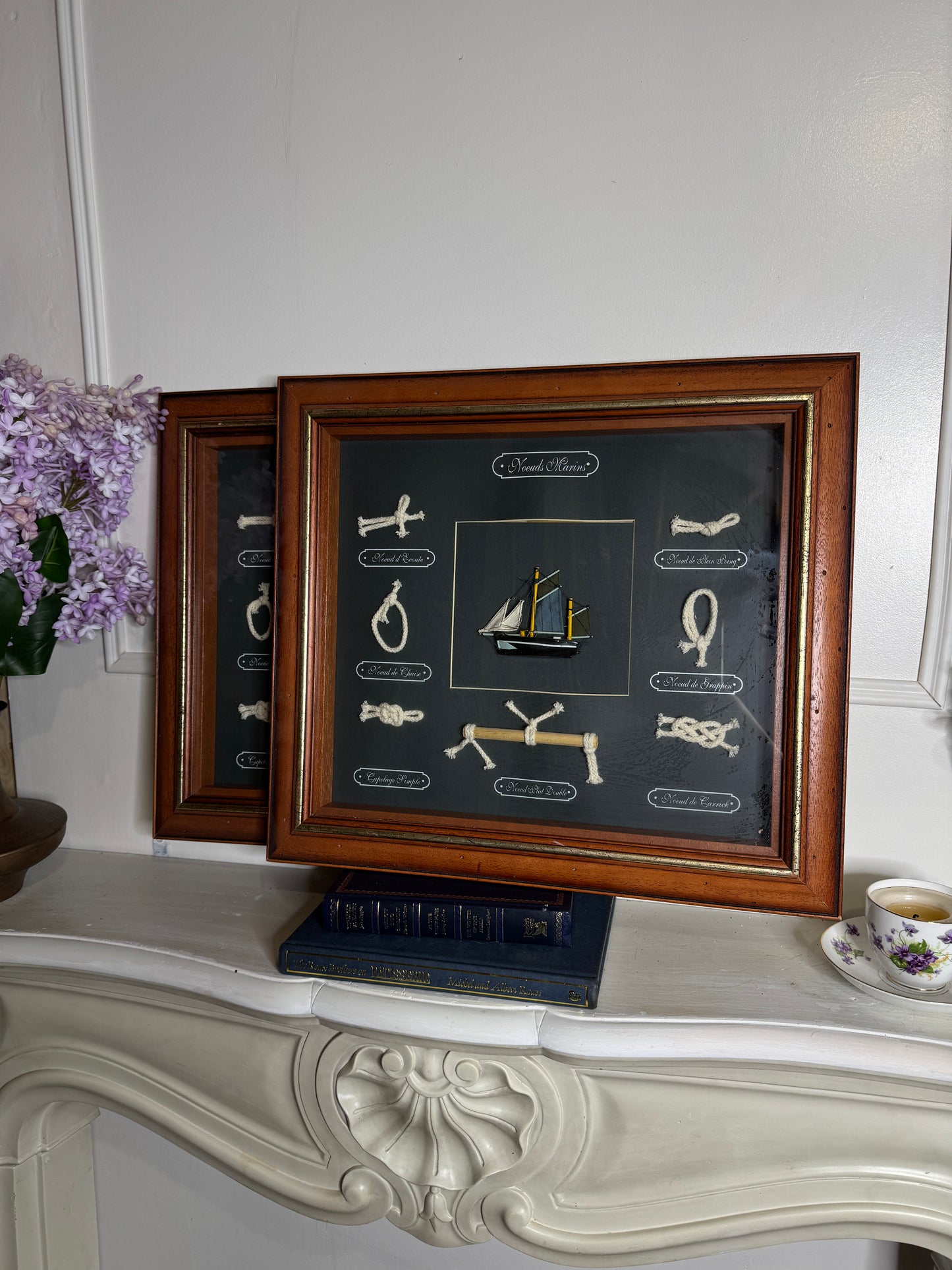 Sailor’s Keepsake – Rope Knot & Ship Shadowbox Collection