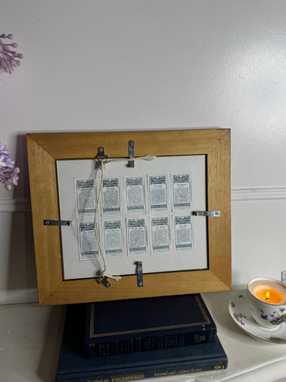Mounted Collection of Wills Cigarette Cards