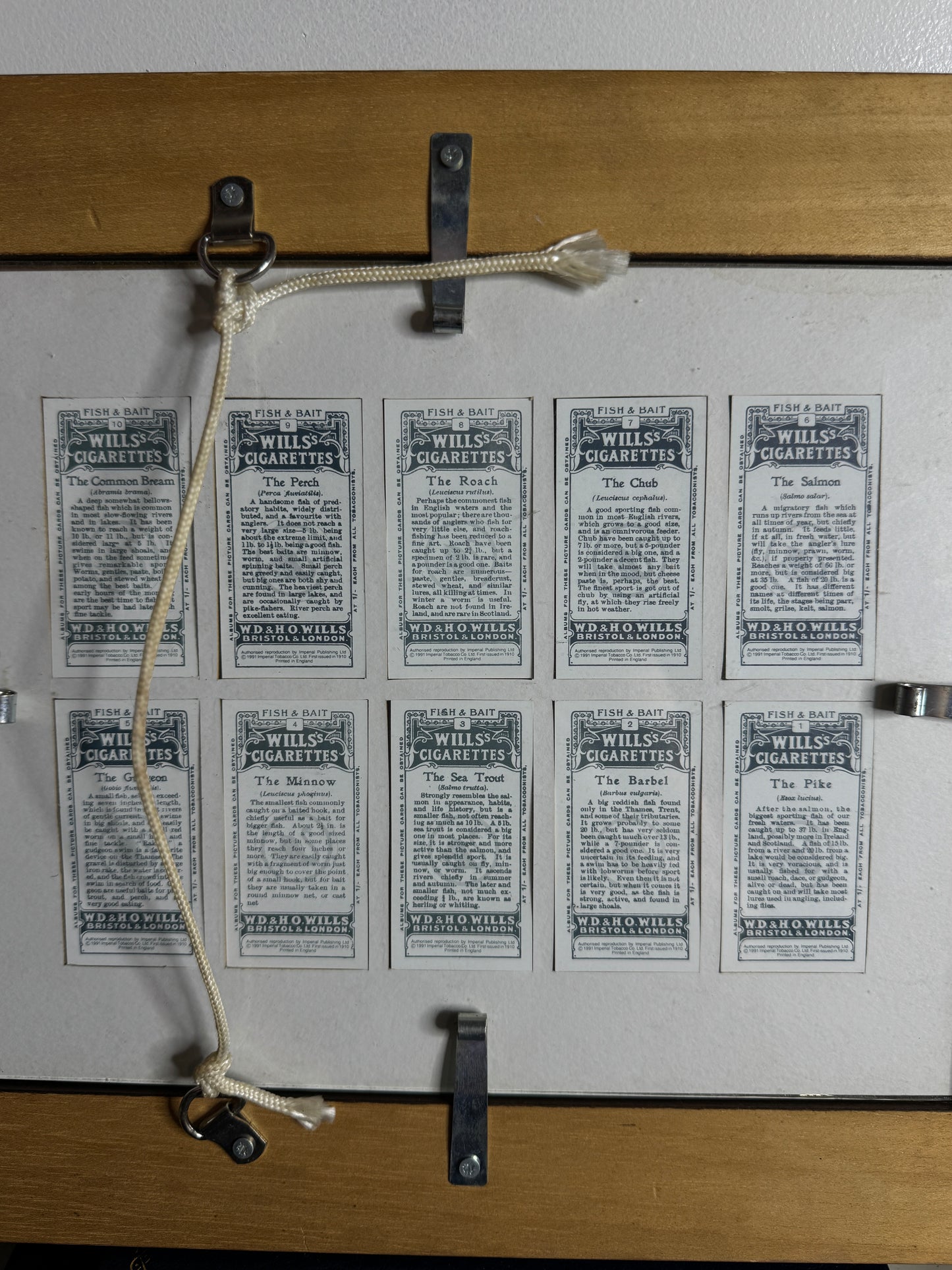 Mounted Collection of Wills Cigarette Cards
