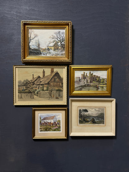 Old World Views – Rustic Vintage Landscape Frame Collection Set