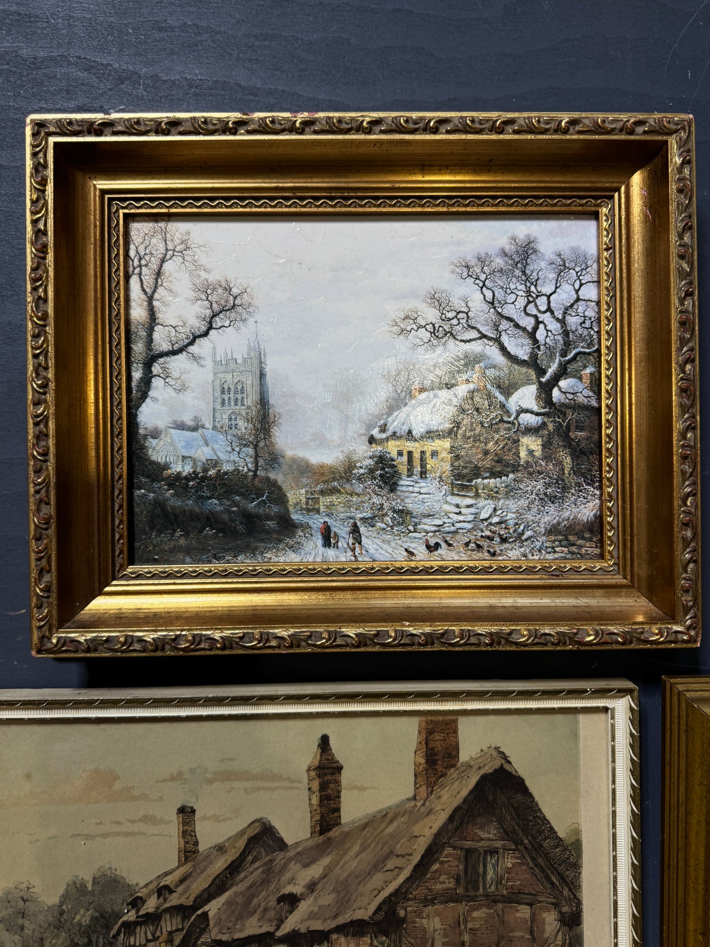 Old World Views – Rustic Vintage Landscape Frame Collection Set