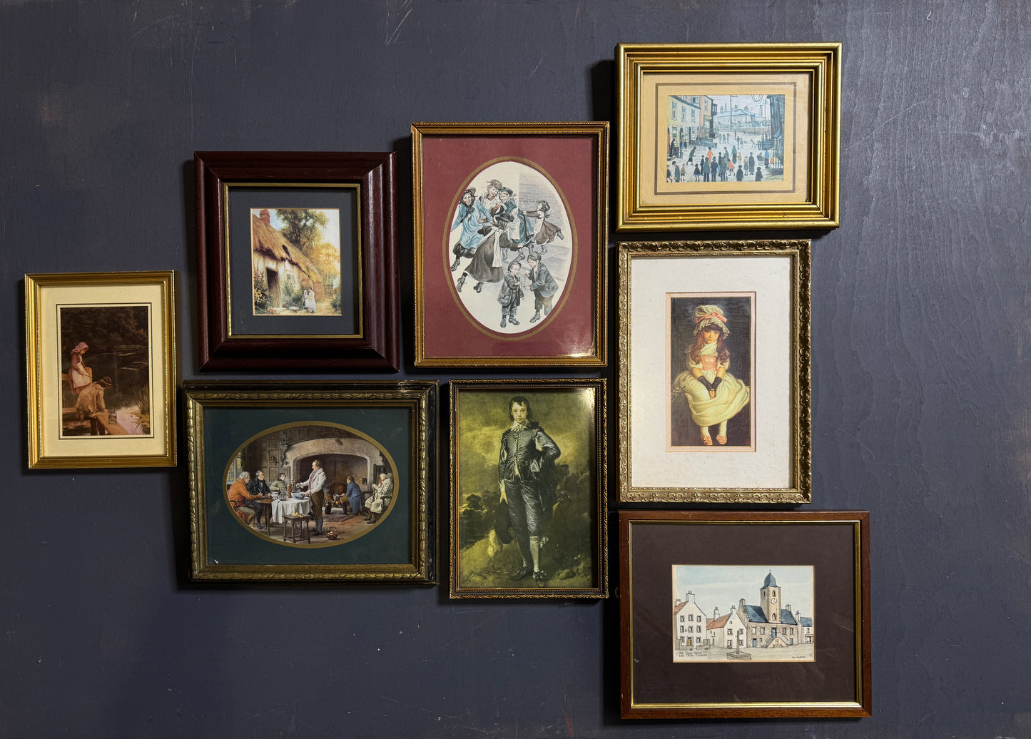 Classic Curiosities – 8-Piece Vintage Print Gallery in Mix of Frames
