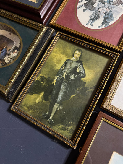 Classic Curiosities – 8-Piece Vintage Print Gallery in Mix of Frames