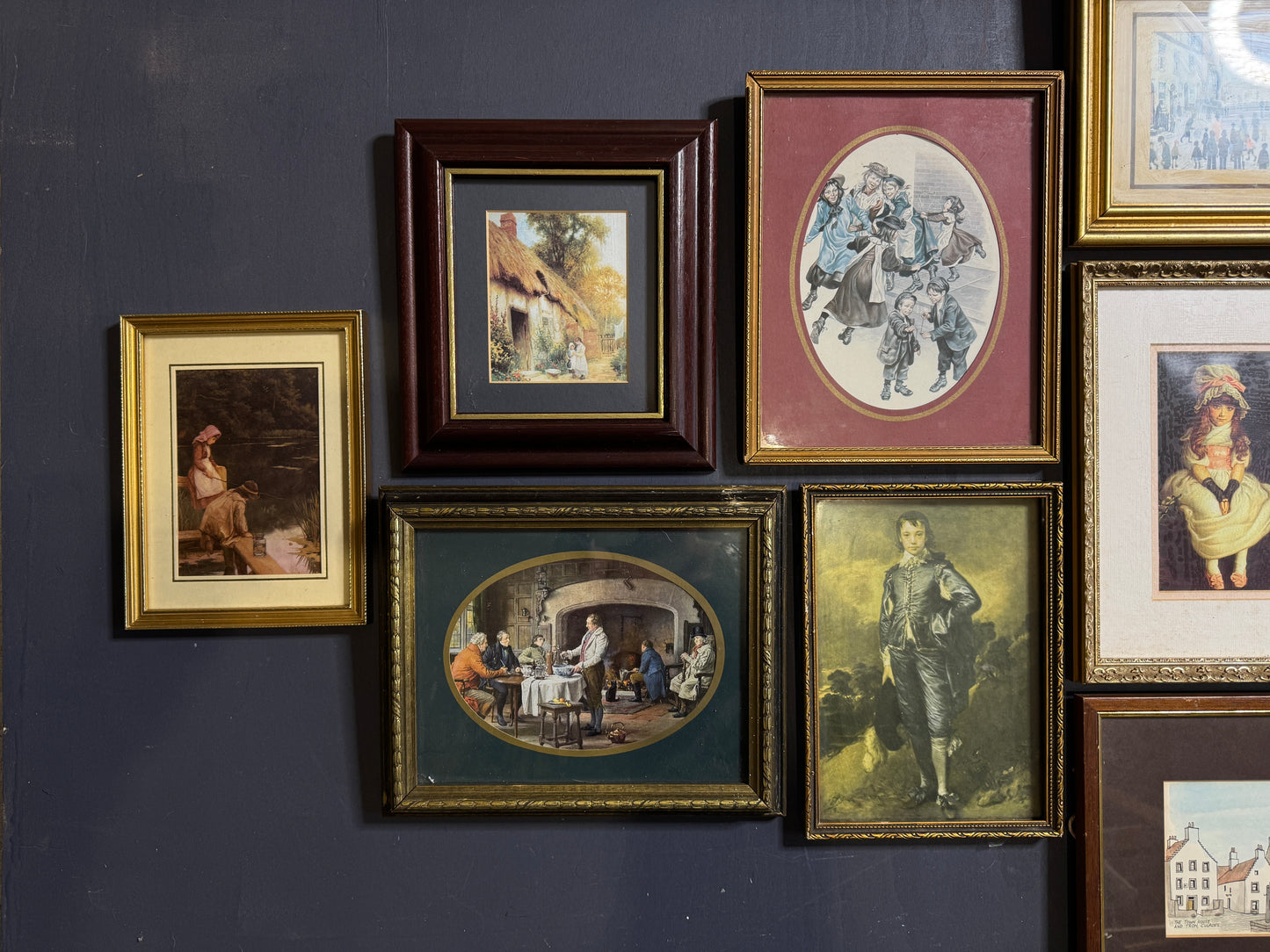 Classic Curiosities – 8-Piece Vintage Print Gallery in Mix of Frames