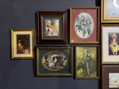 Classic Curiosities – 8-Piece Vintage Print Gallery in Mix of Frames