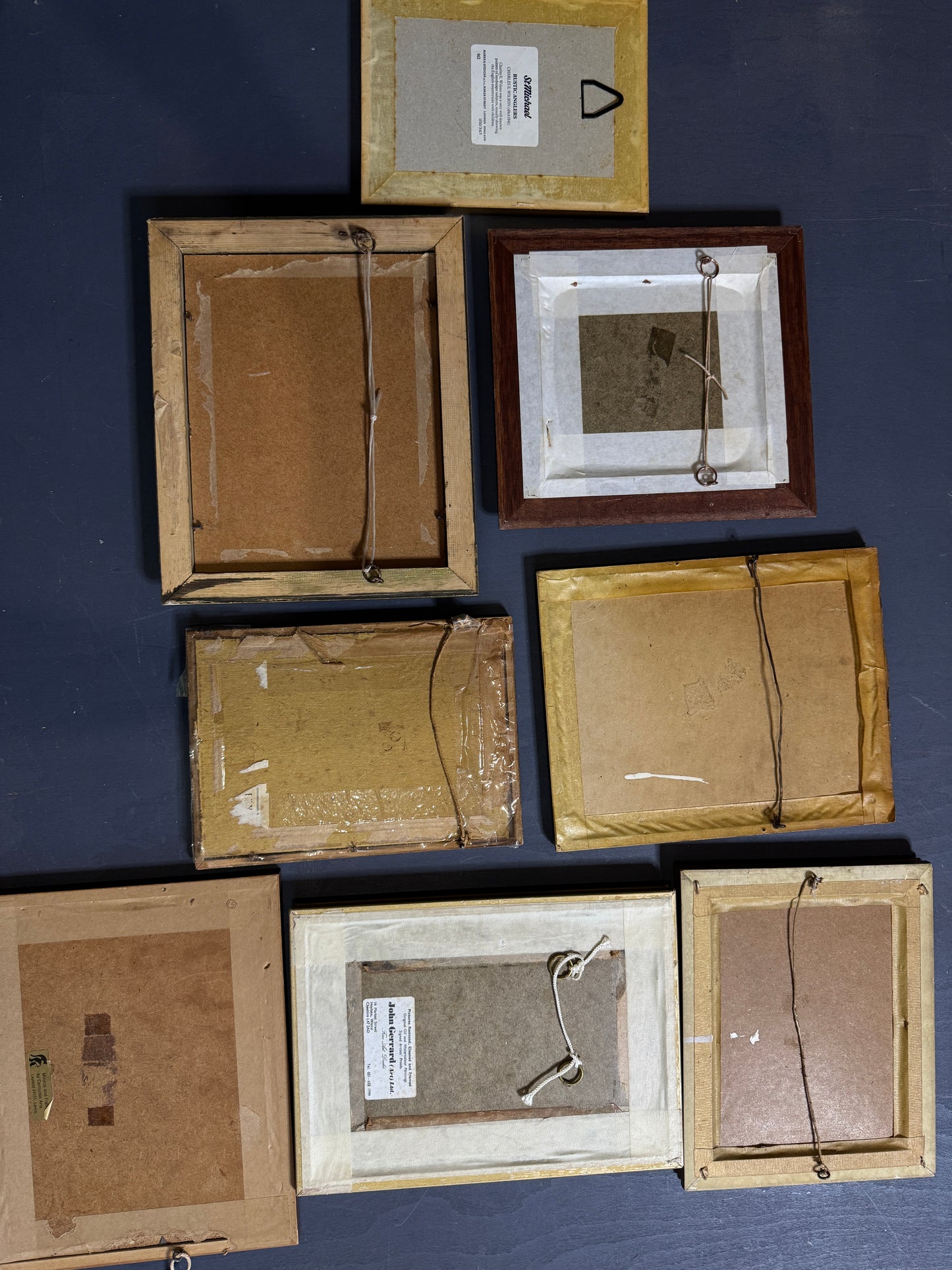 Classic Curiosities – 8-Piece Vintage Print Gallery in Mix of Frames