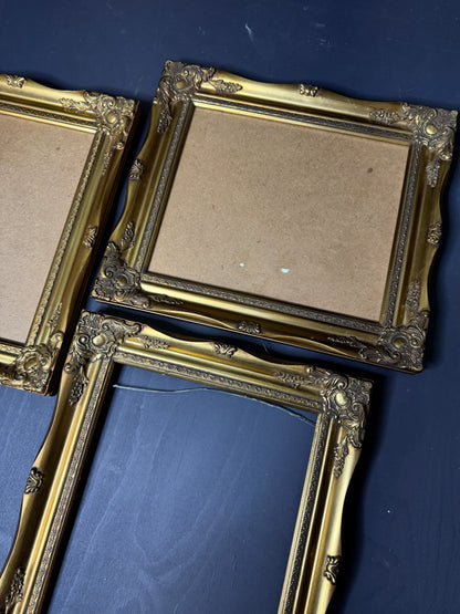 Vintage Ornate Shiny Gold Sorélle Frames