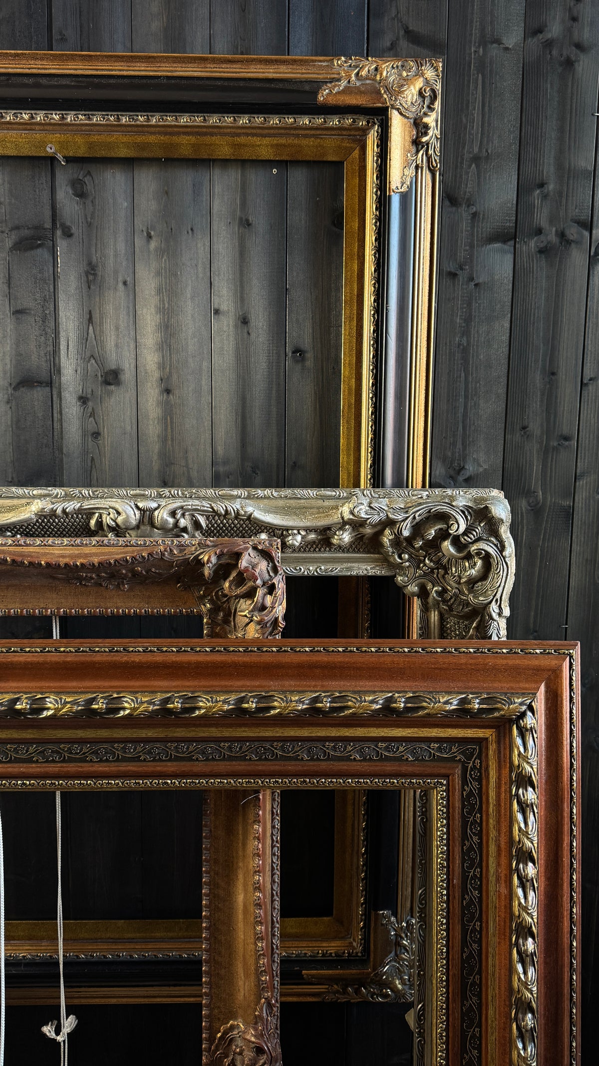 XXL Large Vintage Ornate French Style Gilt Frames Collection