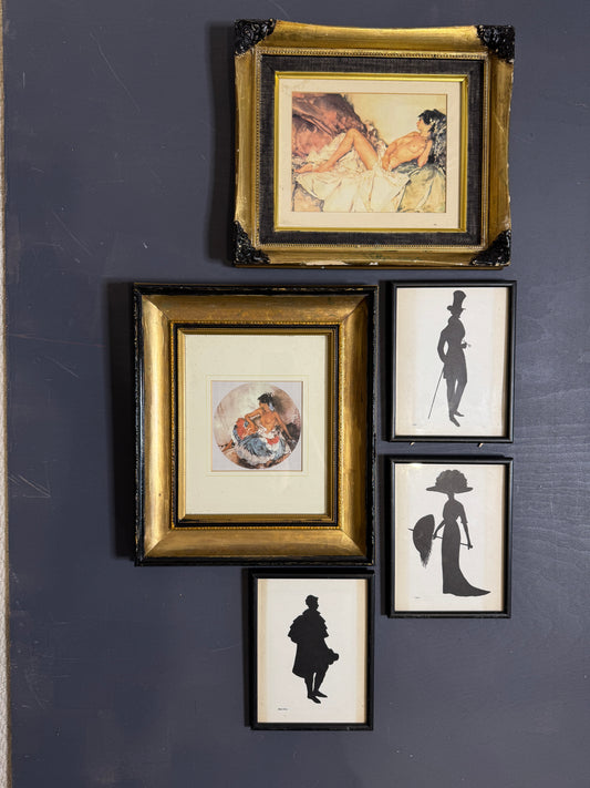 Vintage Gold Gilt Frame Set – Ideal for Upcycling & DIY Projects