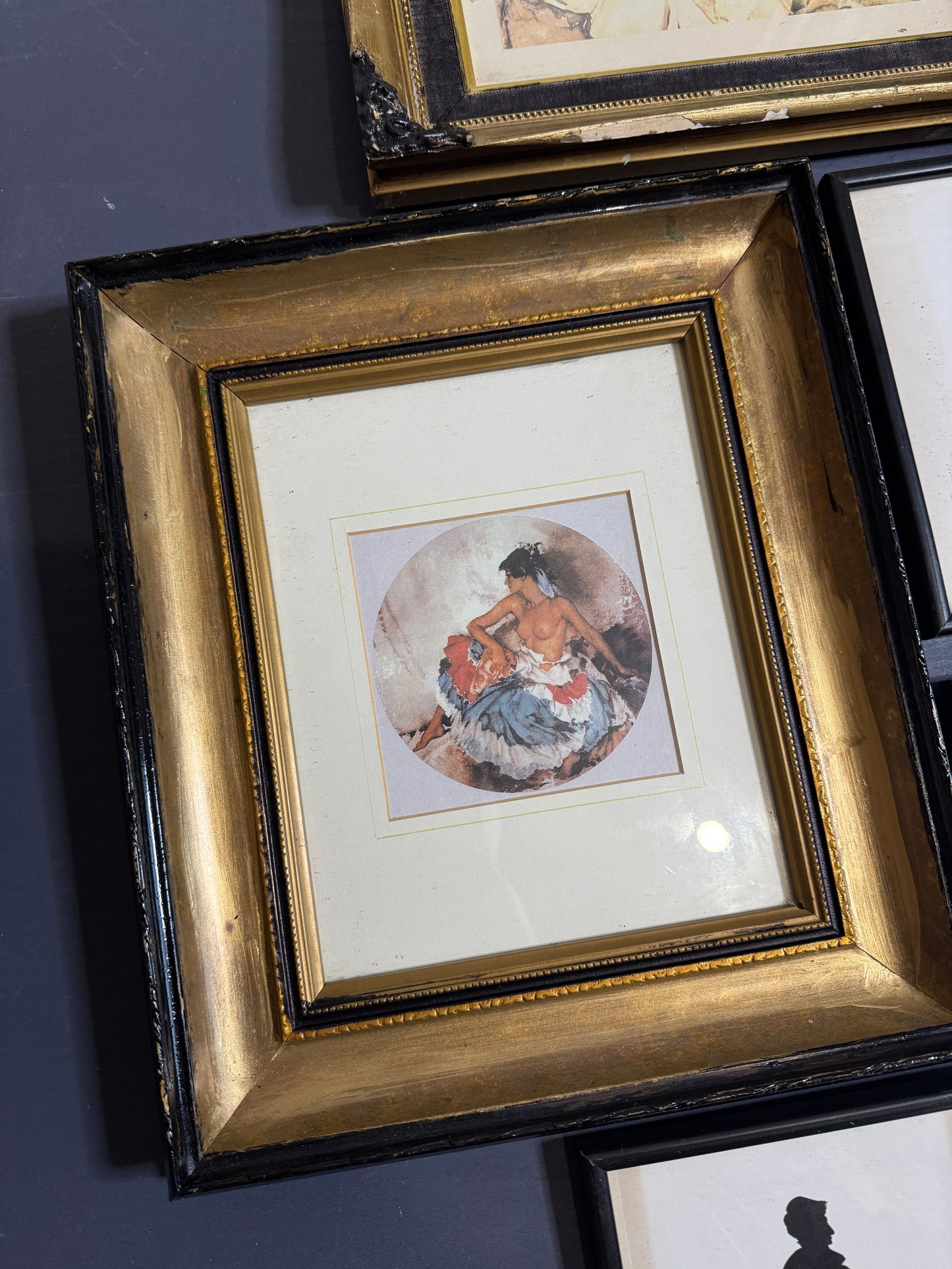Vintage Gold Gilt Frame Set – Ideal for Upcycling & DIY Projects