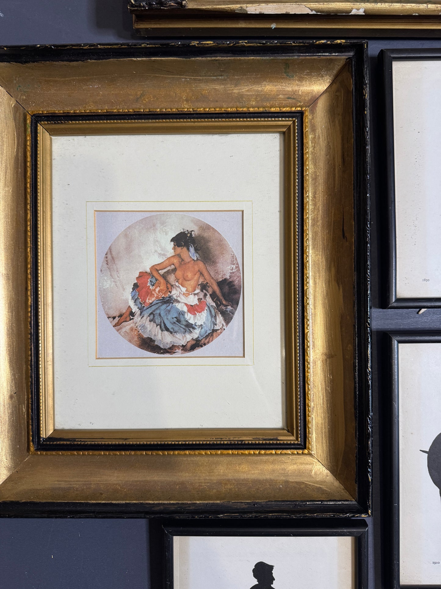 Vintage Gold Gilt Frame Set – Ideal for Upcycling & DIY Projects