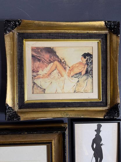 Vintage Gold Gilt Frame Set – Ideal for Upcycling & DIY Projects