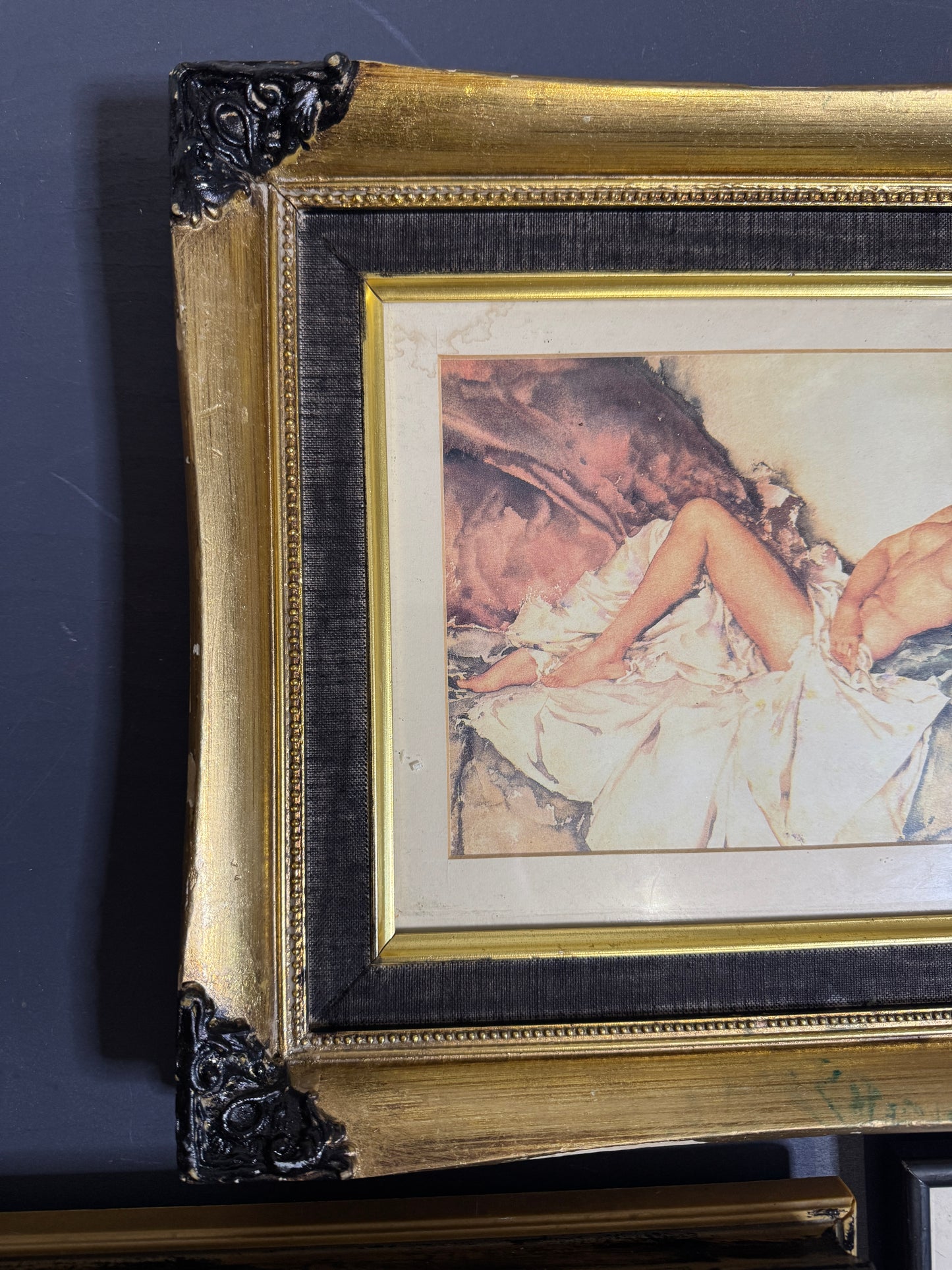 Vintage Gold Gilt Frame Set – Ideal for Upcycling & DIY Projects