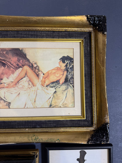 Vintage Gold Gilt Frame Set – Ideal for Upcycling & DIY Projects