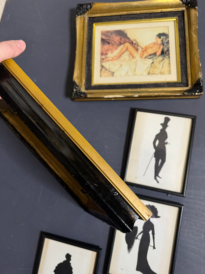 Vintage Gold Gilt Frame Set – Ideal for Upcycling & DIY Projects
