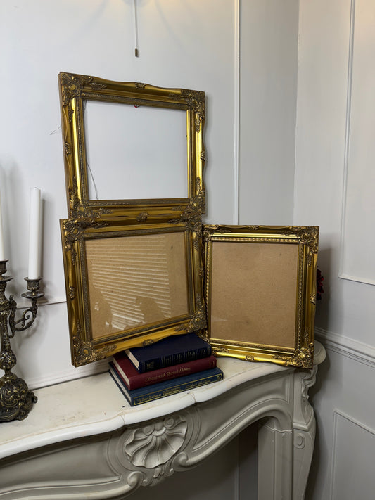 Vintage Ornate Shiny Gold Sorélle Frames