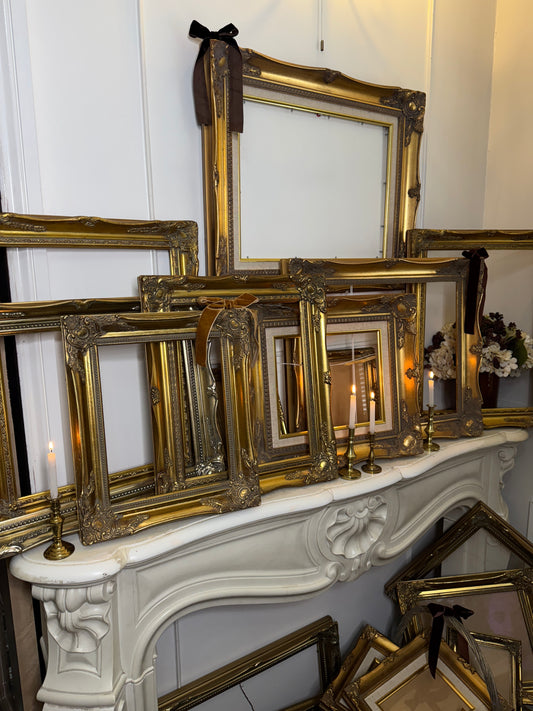 Vintage Gold Ornate Swept Sorélle Frame Collection - Pick your size