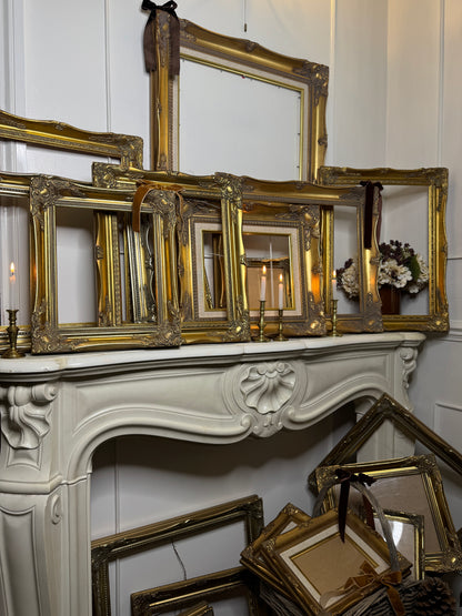 Vintage Ornate Shiny Gold Sorélle Frames