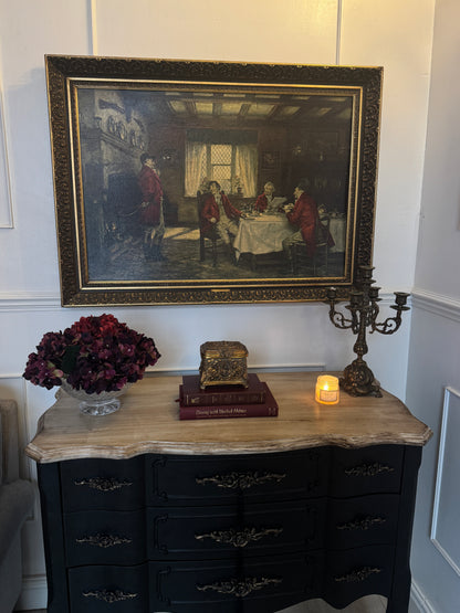 Frank Moss Bennett & Margaret Dovaston – Antique Framed lintograph Print Set (Matching Frames)