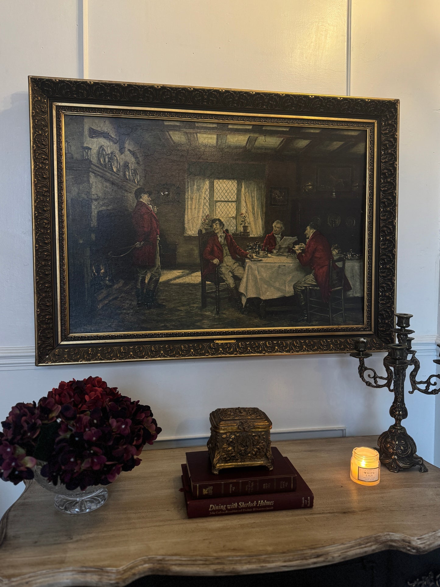 Frank Moss Bennett & Margaret Dovaston – Antique Framed lintograph Print Set (Matching Frames)