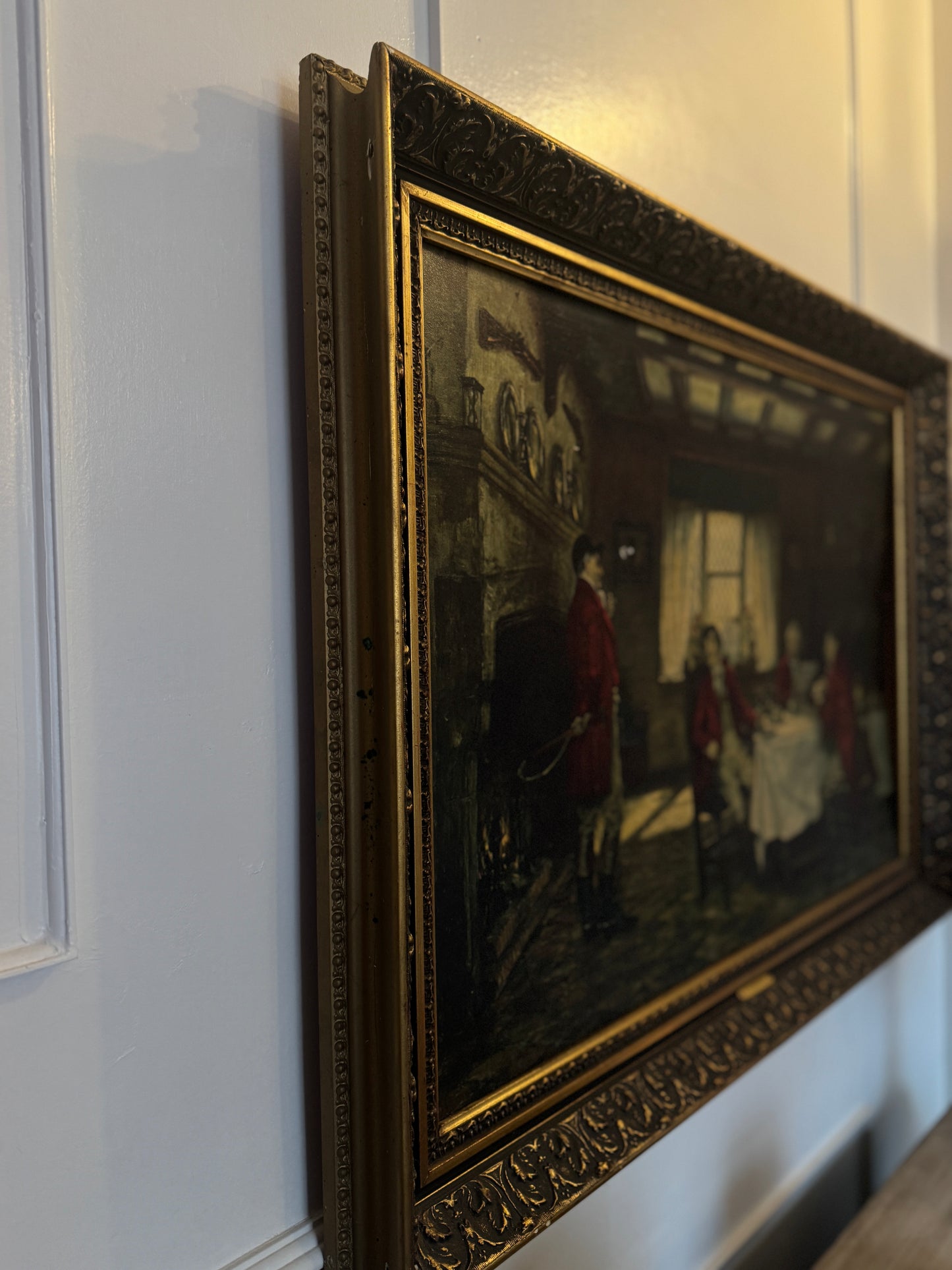 Frank Moss Bennett & Margaret Dovaston – Antique Framed lintograph Print Set (Matching Frames)