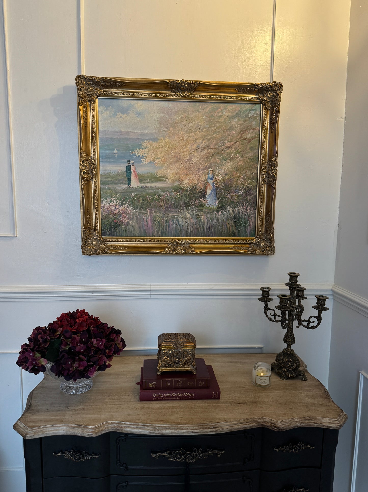 Howard Kimble (American, 1907–1973) – Original Oil Painting, Romantic Landscape