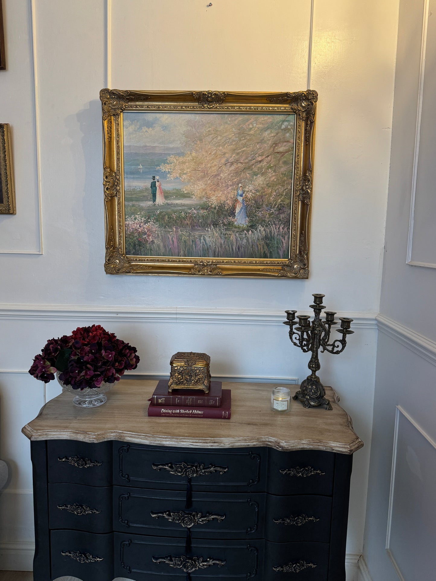 Howard Kimble (American, 1907–1973) – Original Oil Painting, Romantic Landscape