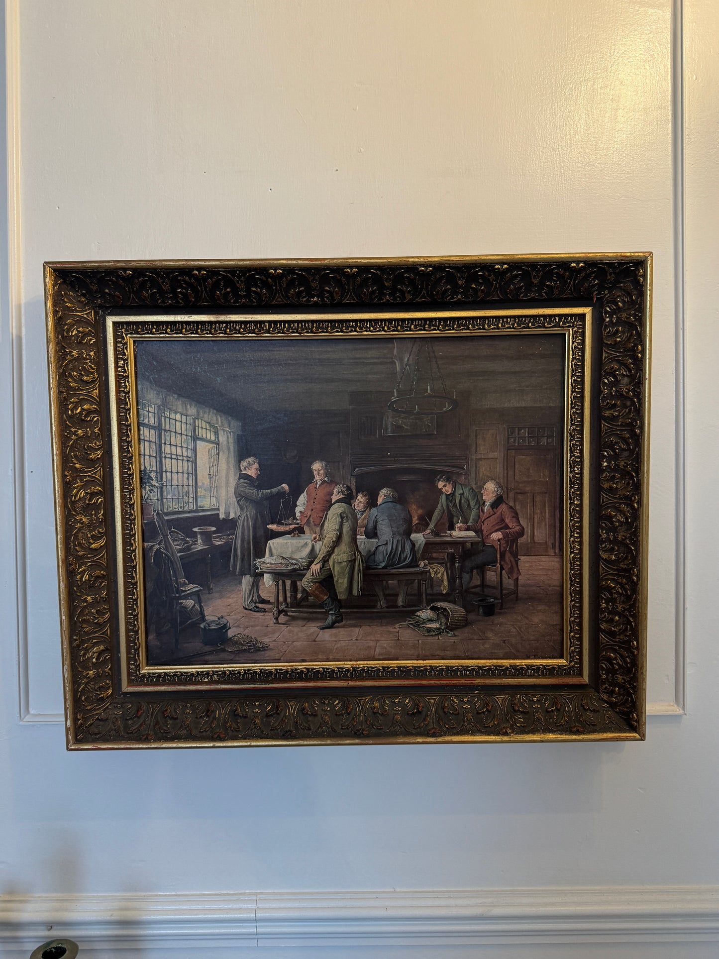 Frank Moss Bennett & Margaret Dovaston – Antique Framed lintograph Print Set (Matching Frames)
