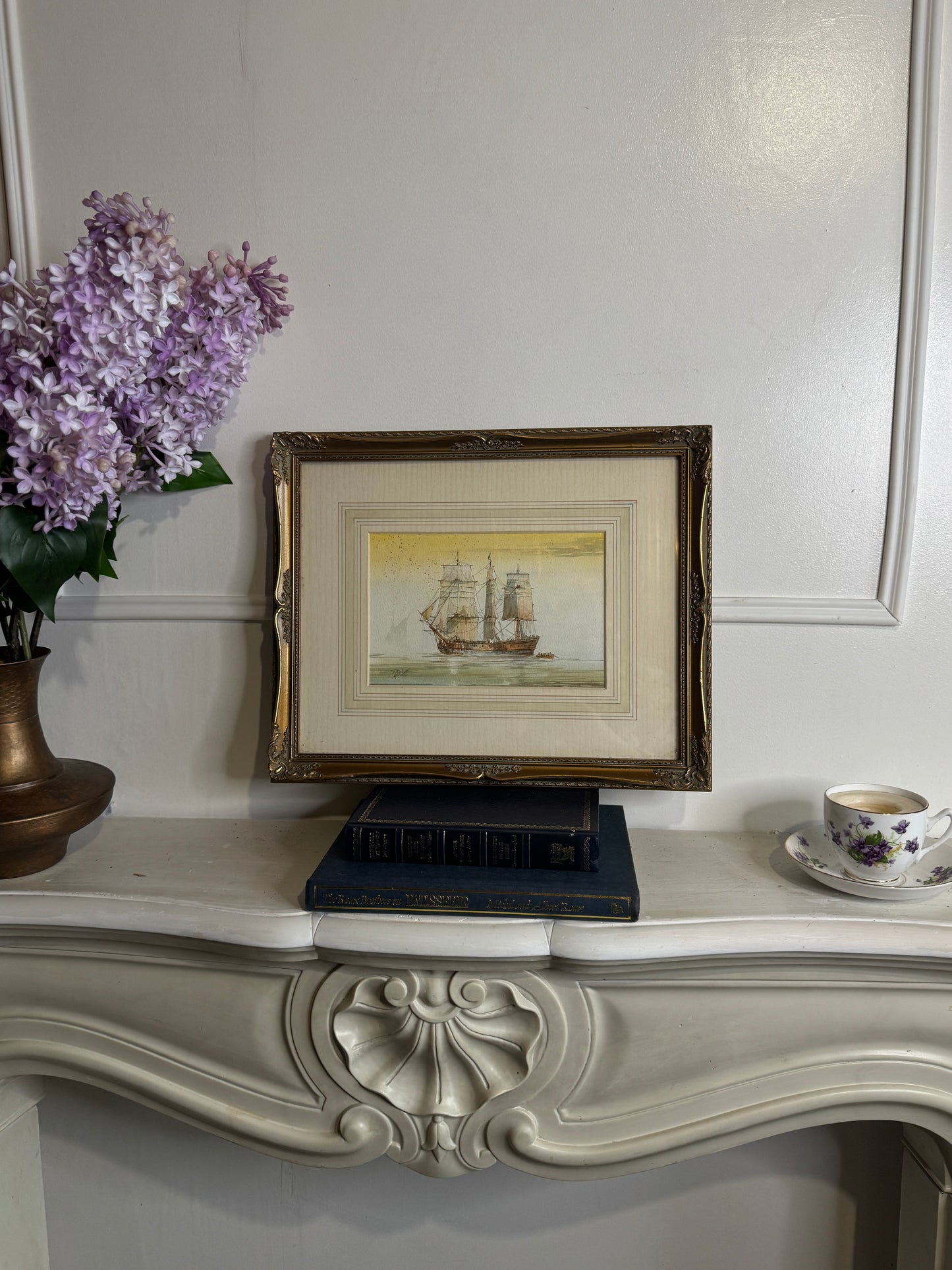 Victorian Watercolour by British Artist D. Bell (1884–1966) – Original Artwork