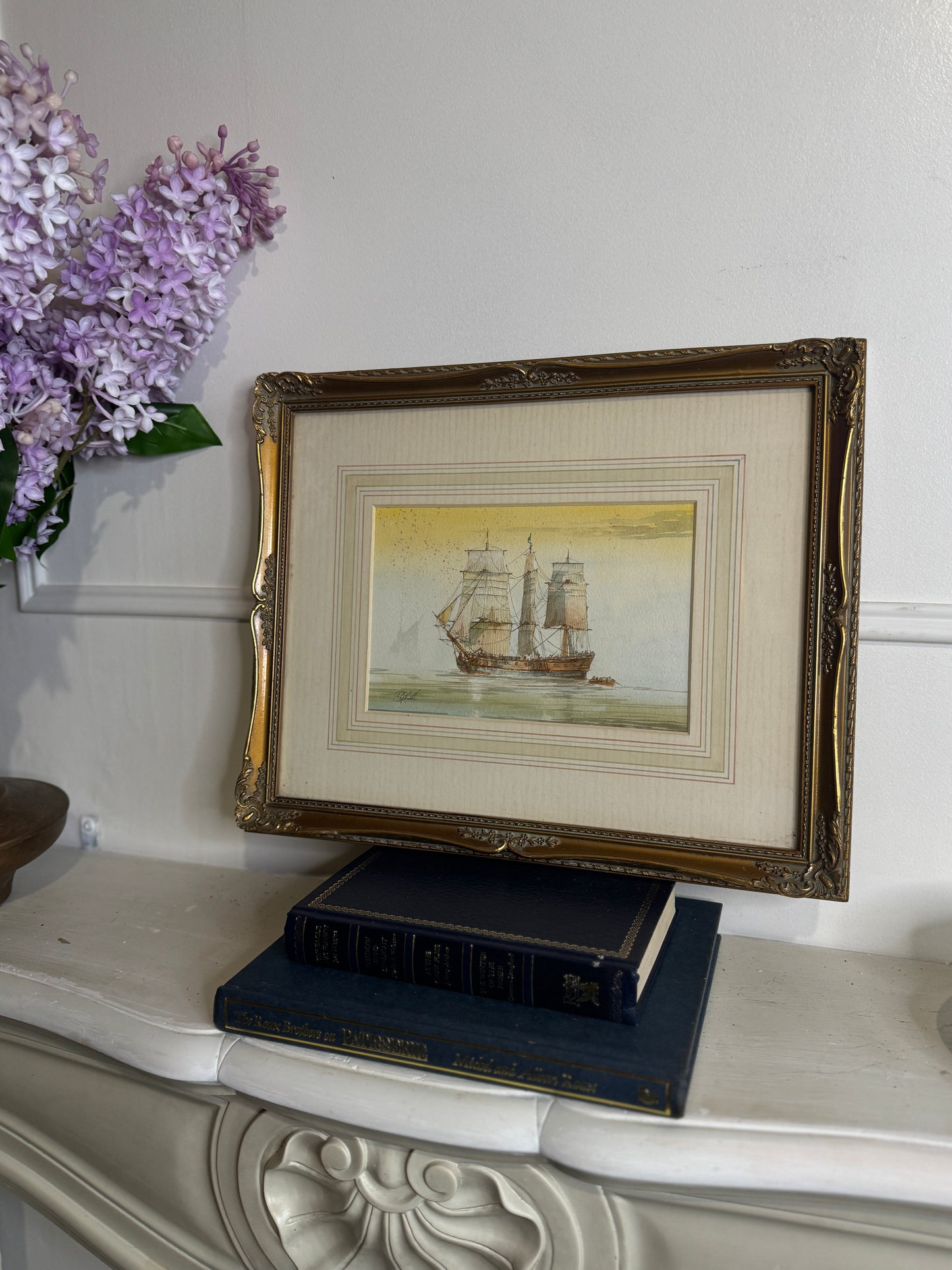 Victorian Watercolour by British Artist D. Bell (1884–1966) – Original Artwork