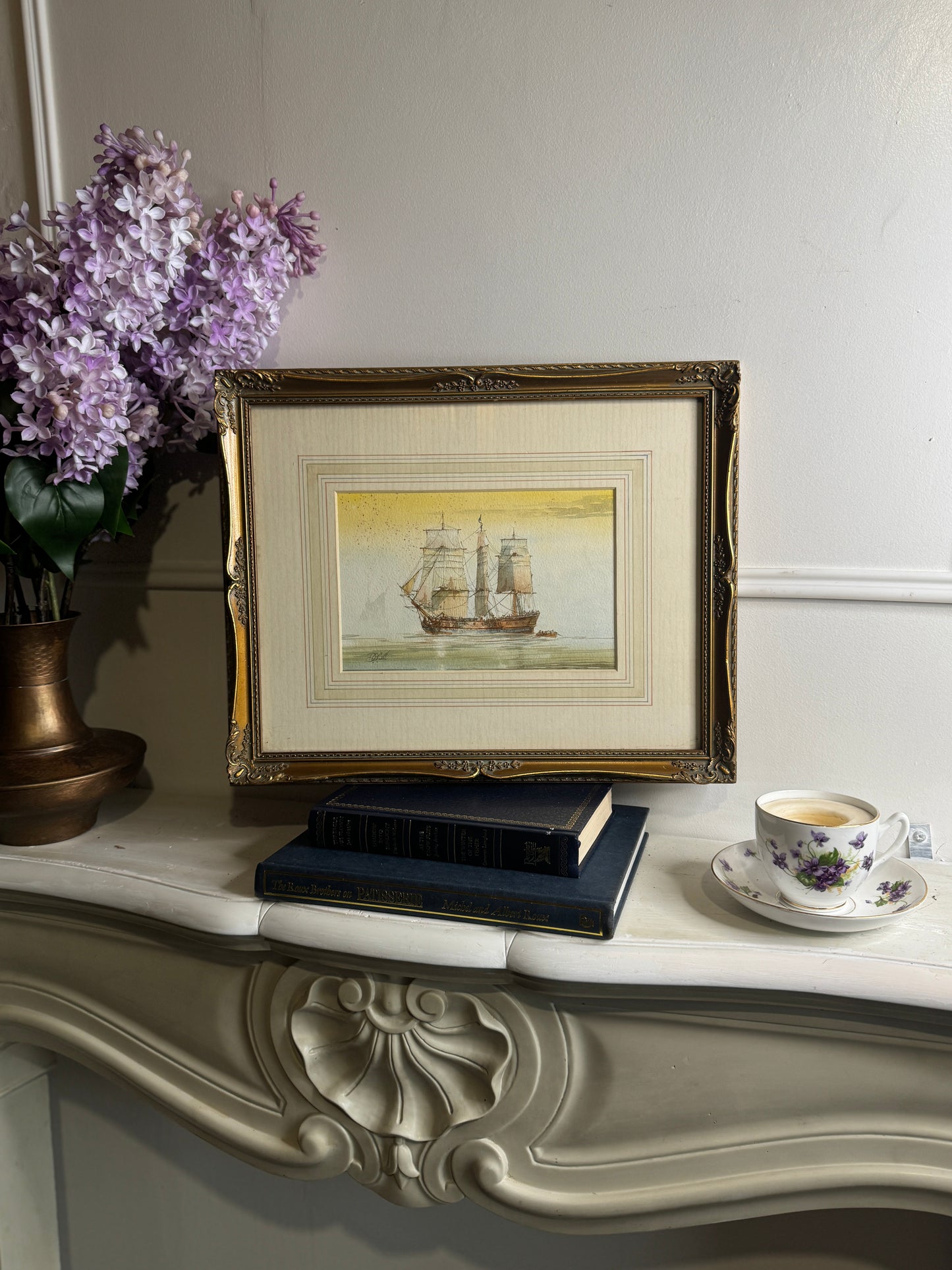 Victorian Watercolour by British Artist D. Bell (1884–1966) – Original Artwork